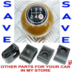 COROLLA KE25 KE20 TE25 TE27 BROWN SHIFT KNOB 5 SPEED MANUAL + RUBBER BUMPER - Picture 1 of 4