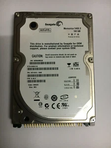 Unidad de disco duro para portátil Seagate 80 GB 120 GB 160 GB ST9160821A 2,5"IDE/PATA 5400 RPM - Imagen 1 de 6