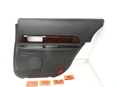 DOOR PANEL PASSENGER SIDE REAR BACK SPEAKER COVER 4W BLACK RR 00 2000 LINCOLN LS - Image 1 of 4