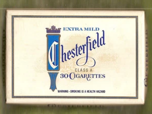 #JJ. TEN(10) EMPTY CHESTERFIELD EXTRA MILD CIGARETTE BOXES - Bild 1 von 1