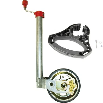 ALKO Stützrad 300kg Premium + Stützlastwaage Anhänger Wohnwagen + Rangiergriff - Bild 1 von 3