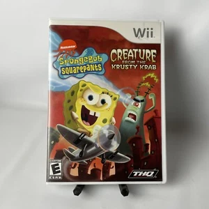 SpongeBob Schwammkopf Creature from the Krusty Krab Nintendo Wii 2006 getestet CIB - Bild 1 von 9