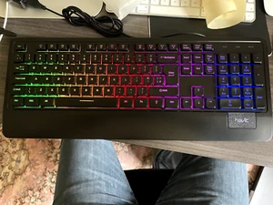 Havit KB488L Wired USB Gaming Keyboard (New-Black) - Picture 1 of 2