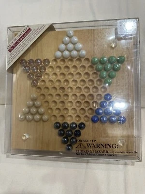 VINTAGE Woodfield COLLECTION CHINESE CHECKERS wooden New Sealed - Image 1 of 4