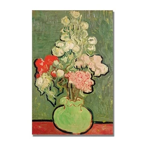 Trademark Fine Art Bouquet of Flowers Canvas Wall Art by Vincent Van Gogh, 22... - Picture 1 of 5