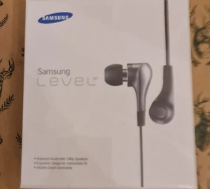 Offizielle Samsung EO-IG900 Level In-Ear Kopfhörer Schwarz/Grau NEU OVP - Bild 1 von 2
