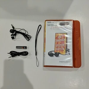 Explosive Eighteen by Janet Evanovich Unabridged Audiobook Playaway Headphones - Picture 1 of 9