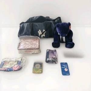New York Yankees 100 Anniversary Adidas Bag Ty Bear Frame Car Lunchbox Coin Tag - Picture 1 of 17