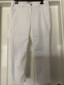 ladies kaleidoscope 3/4 crop leg Summer Jeans colour White size 14 - Picture 1 of 6
