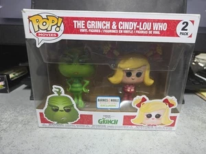 Funko Pop! Vinilo: The Grinch and Cindy-Lou Who (paquete de 2) exclusivo de Barnes & Noble - Imagen 1 de 10