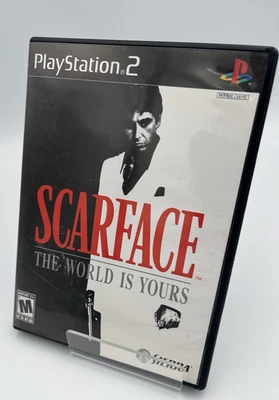 Scarface: The World Is Yours (PS2) – Case & Manual – Broken Disc Included - Image 1 of 4