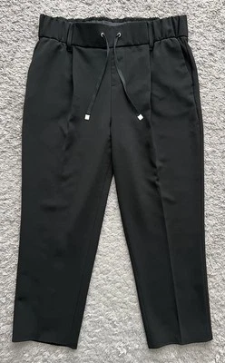 Pantalones ATM Anthony Thomas Melillo Micro Sarga Pull On Para Mujer Talla XL Negros Foto 1 de 4