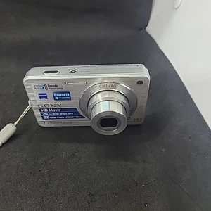 Sony Cyber-shot DSC-W560 14.1MP Digital Camera - Silver - Working - No Charger - Picture 1 of 5