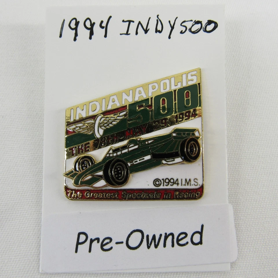 1994 Indianapolis 500 Car Mount Lapel Pin Pre-Owned - Image 1 of 1