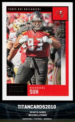 Ndamukong Suh 2020 Panini Score Tampa Bay Buccaneers #283 - Image 1 of 2