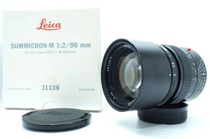 [Top MINT in Box] Leica Summicron M 90mm f2 E55 Telephoto Lens Black 11136 JAPAN - Picture 1 of 23