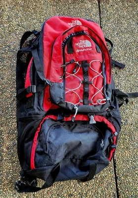 Mochila De Colección The North Face Roja Apalaches 75 + 15 Bolsa de Senderismo Mochila Años 90 Foto 1 de 4