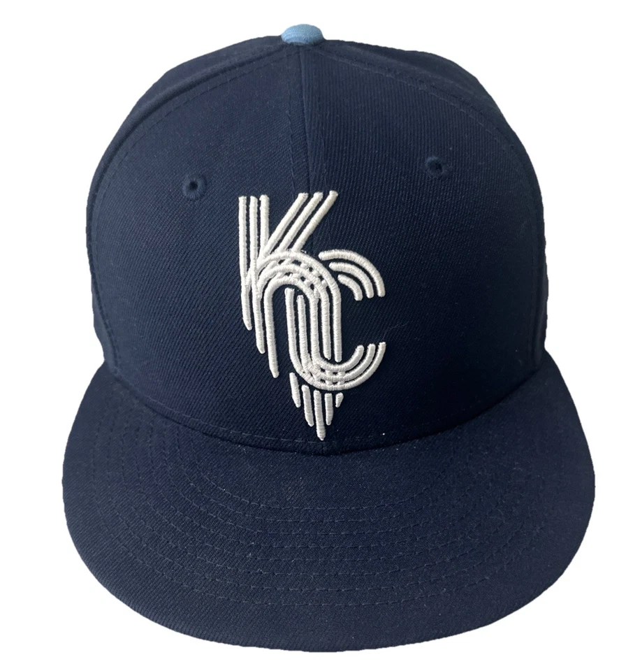 KC Royals City Connect Hat Fitted Cap New Era 59Fifty 7 1/8 Kansas City 5950 - Image 1 of 4
