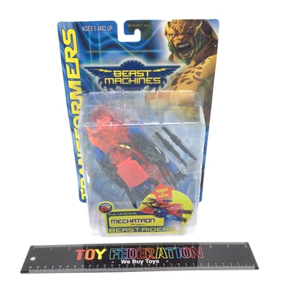 Hasbro Transformers Beast Machines Red MECHATRON Beast Riders Action Figure - Image 1 of 4