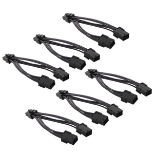 6 Pcs Grafikkartenadapterkabel Y Splitterkabel Gpu Verlängerungskabel - Photo 1/12