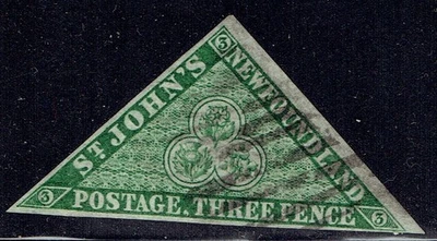 Newfoundland #11Ai watermarked used stamp - Image 1 of 3