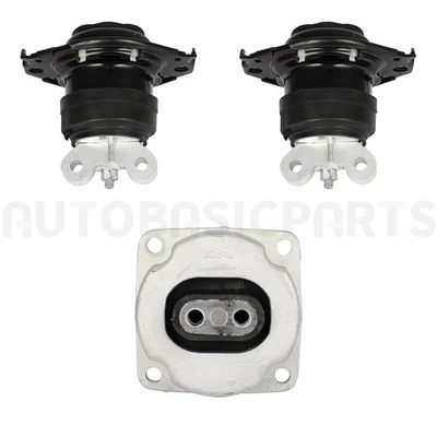 For 2015-2022 Dodge Charger Chrysler 300 V6 3.6L 3 Pcs Engine Mount kit - Image 1 of 4