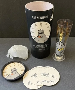 Rare Ritzenhoff Schnapps 4.5” Shot Glass Artist Martina Schlenke 1999, New - Picture 1 of 5