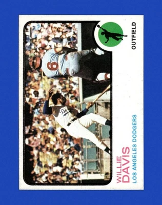1973 Topps Set-Break #35 Willie Davis Sin precio base como nuevo *GMCARDS* Foto 1 de 2
