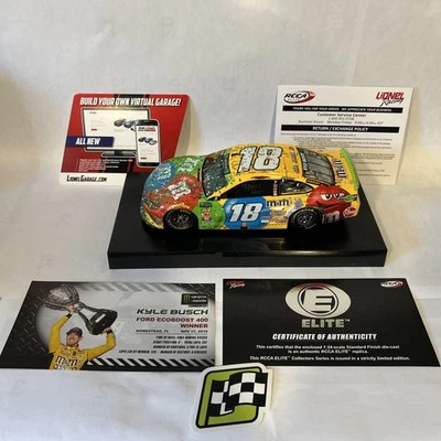1:24 Acción RCCA ELITE 2019 #18 M&MS HOMESTEAD CAMPEONATO CARRERA VICTORIA KYLE BUSCH Foto 1 de 4