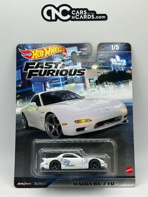 2023 Hot Wheels Premium Fast & Furious 1/5 Mazda RX-7 FD HKS - Image 1 of 2