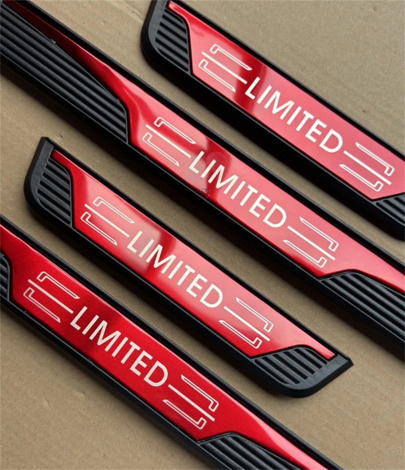 4 piezas de acero para Jeep coche SUV puerta rasguño umbral cubiertas escalón protector accesorios Foto 1 de 4