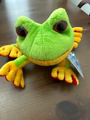 NEW Webkinz Lil Kinz Tree Frog HS109 with Unused Code Attached! - Image 1 of 2