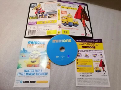 MINIONS (2014) - Featuring Sandra Bullock Michael Keaton Geoffrey Rush Reg 4 DVD - Image 1 of 2
