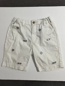Vineyard Vines Boy’s Size 7 White Whale/Baseballs Shorts Adjustable Waist - Picture 1 of 10