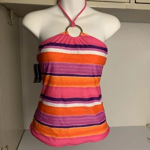 Costume da bagno American Living top a righe multicolore - Foto 1 di 3