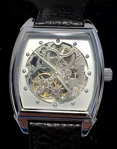 Christopher Skye Men’s Automatic Watch New in Box Skeleton display 30 m w/r - Picture 1 of 11