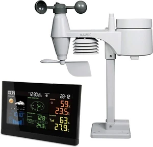 La Crosse Technology WS1651-BLA Weather Station, Black - Picture 1 of 6
