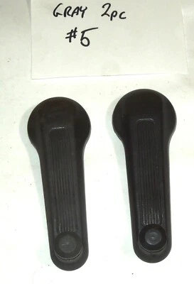 88 89 90 91 Honda Civic OEM 2pc set Door Window Crank Handle Gray EF #5 NoTips - Image 1 of 4