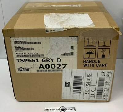 Star Micronics TSP651-24 Thermal POS Receipt Printer TSP651-24 GRY - Image 1 of 4