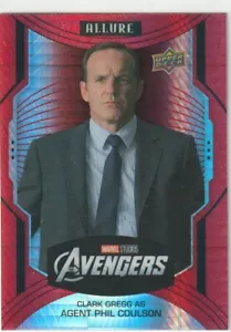 2022 MARVEL ALLURE RED PRISM CLARK GREGG AGENT PHIL COULSON AVENGERS Nr MINT - Picture 1 of 1