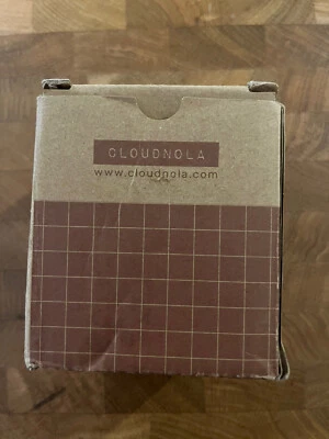 Cloudnola Block Clock 3-in-1 LED Alarm Clock Temperature White NIB - Image 1 of 2