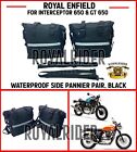 Fits Enfield Waterproof Soft Pannier Pairblack For Interceptor 650 And Gt 650