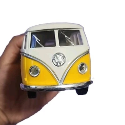 Volkswagen Bus Van 5" Kinsmart Classic 1962 modelo diecast juguete 1:32 VW - amarillo Foto 1 de 2
