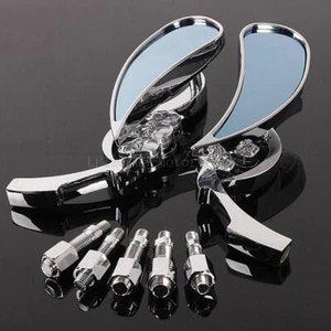 Chrome Mirrors for Yamaha V-star 650 1100 XVS650 XVS11 650 900 1100 1300 US - Bild 1 von 10