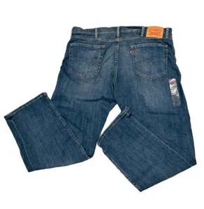 Pantalones de mezclilla Levi's 505 para hombre 40x30 100 % algodón ajuste regular elásticos ligeros nuevos - Imagen 1 de 5