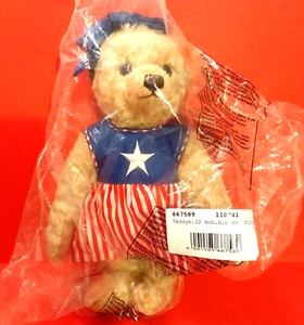 NEW 14" Teddy Bear Mrs First American Steiff Mohair Blonde Beige Danbury 667589 - Picture 1 of 13