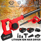 Ikaufen Cordless Leaf Blower Compact Handheld Vacuum Dust Cleaner W/2*Battery