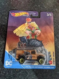 Hot Wheels 	HCN95		Car Culture Batman Land Rover Defender 110 Hard Top - Picture 1 of 1