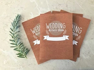 4 Pack- Children's Wedding Activity Book. kids Wedding Colouring favour x4 - Picture 1 of 12