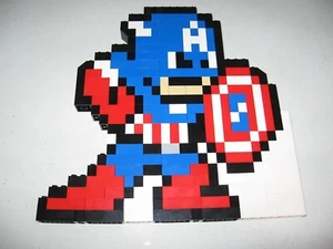 Lego build your very own Captain America genuine Lego parts Large instructions - Picture 1 of 4